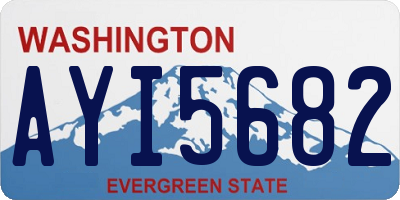 WA license plate AYI5682