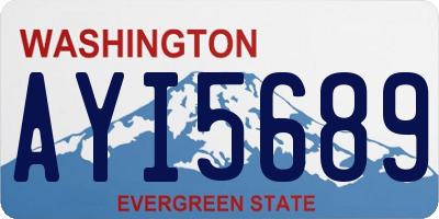 WA license plate AYI5689
