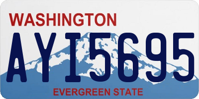 WA license plate AYI5695