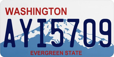 WA license plate AYI5709