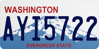 WA license plate AYI5722