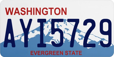 WA license plate AYI5729