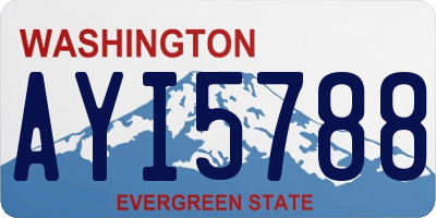 WA license plate AYI5788