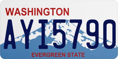 WA license plate AYI5790