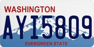 WA license plate AYI5809