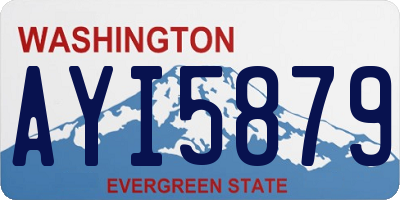 WA license plate AYI5879