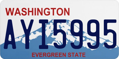 WA license plate AYI5995