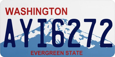 WA license plate AYI6272