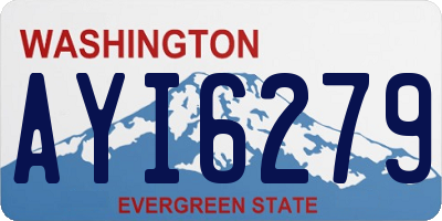 WA license plate AYI6279