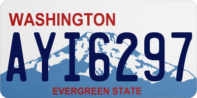 WA license plate AYI6297