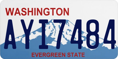 WA license plate AYI7484