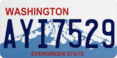 WA license plate AYI7529