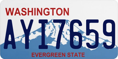 WA license plate AYI7659