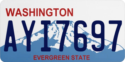 WA license plate AYI7697