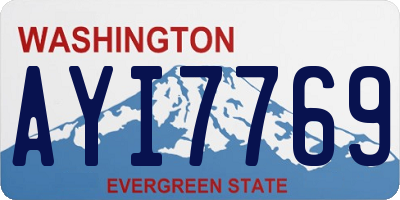 WA license plate AYI7769