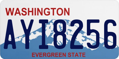 WA license plate AYI8256