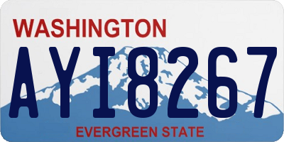 WA license plate AYI8267