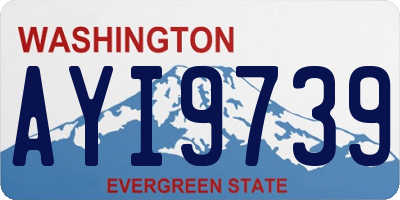 WA license plate AYI9739