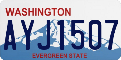 WA license plate AYJ1507