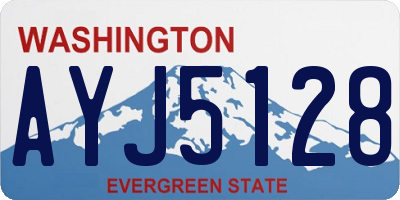 WA license plate AYJ5128