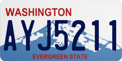 WA license plate AYJ5211