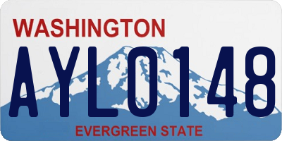 WA license plate AYL0148
