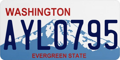 WA license plate AYL0795