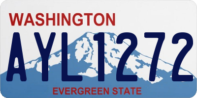 WA license plate AYL1272