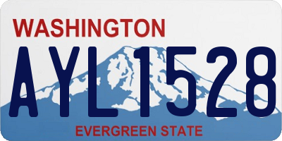 WA license plate AYL1528