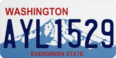 WA license plate AYL1529