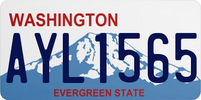 WA license plate AYL1565
