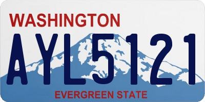 WA license plate AYL5121