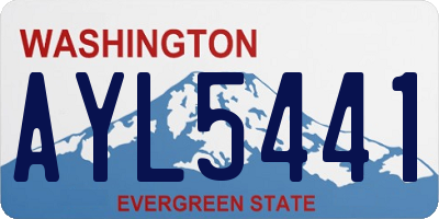 WA license plate AYL5441
