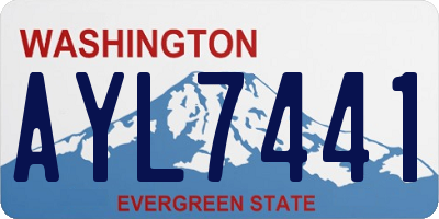 WA license plate AYL7441