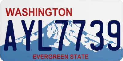 WA license plate AYL7739