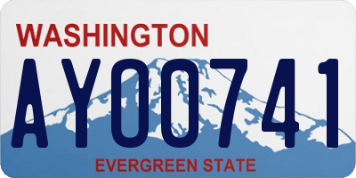 WA license plate AYO0741