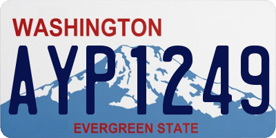 WA license plate AYP1249