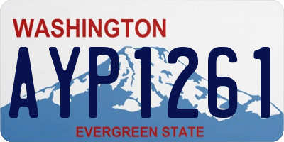 WA license plate AYP1261