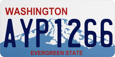 WA license plate AYP1266