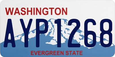 WA license plate AYP1268