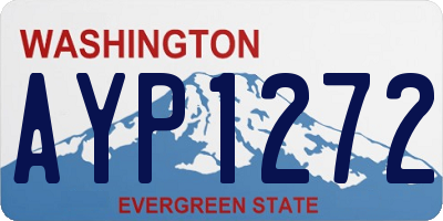 WA license plate AYP1272