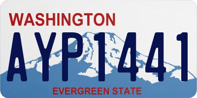 WA license plate AYP1441