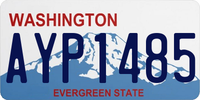 WA license plate AYP1485