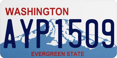 WA license plate AYP1509