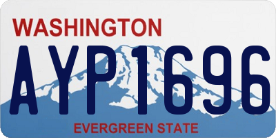 WA license plate AYP1696