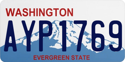 WA license plate AYP1769