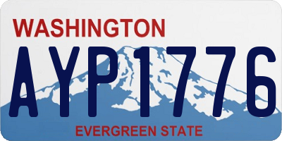 WA license plate AYP1776