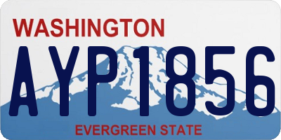 WA license plate AYP1856