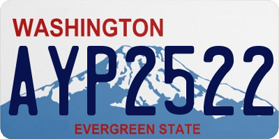 WA license plate AYP2522