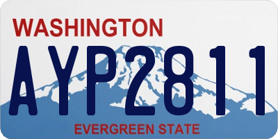 WA license plate AYP2811